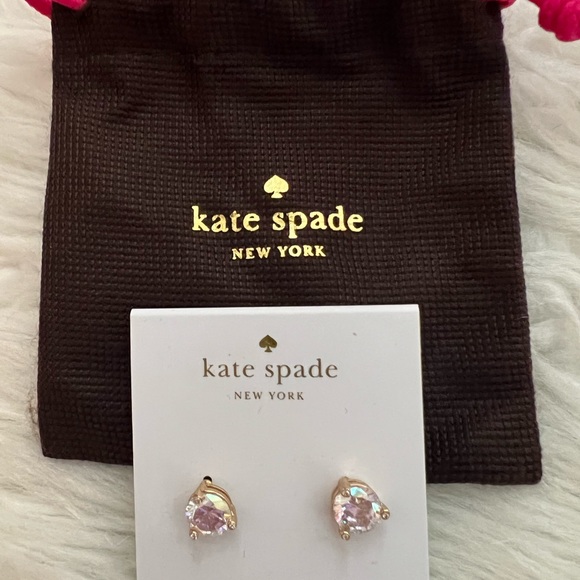 Kate Spade Rise and Shine Sparkly pierced earrings NWT - Picture 4 of 4